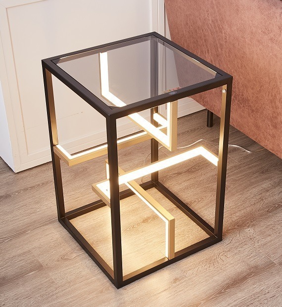 Led Small Coffee Table Light Your Home, Led Side Table Lights