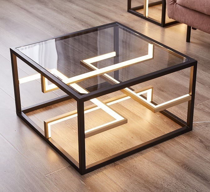 Led Large Coffee Table Light Your Home, Led Side Table Lights